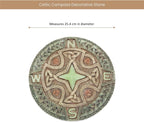 Bits and Pieces Glow in the Dark Stepping Stone - Celtic Compass, 10" x 10"