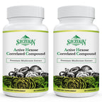 SZCZEKIN Active Hexose Correlated Compound 1500 mg Supplement, Natural 8 Mushroom Extract Supplement, Immune System, Liver Function, Natural Killer and T Cells Activity, 180 Veggie Capsules