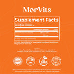 Morvits Akkermansia Probiotic for Cravings & Gut Health | GLP-1 Support Supplement with Akkermansia Muciniphila – 2 Billion CFU, Inulin Prebiotic Fiber – 60 Capsules, 1 Pack