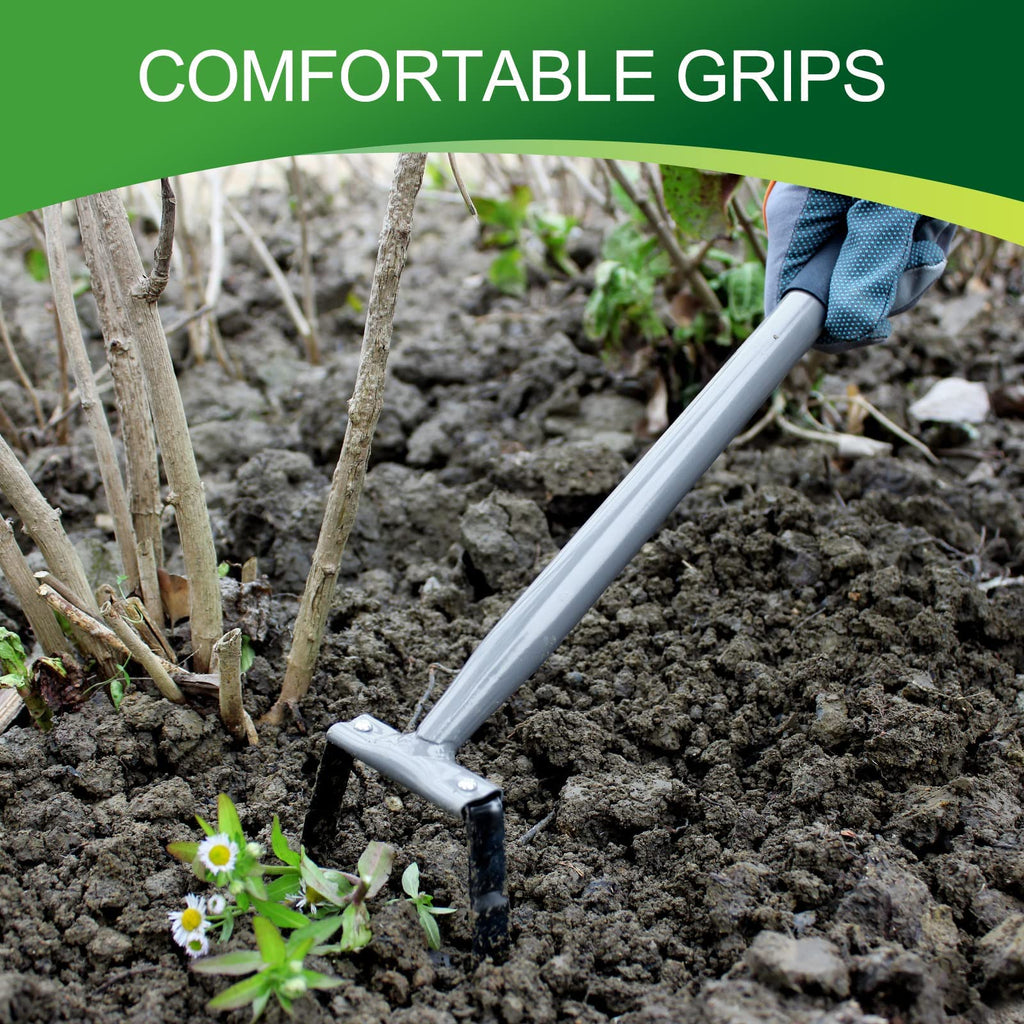 Walensee Stirrup Hoe,Garden Hand Scuffle Hoe for Weeding and Soil Loosening