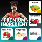 CIVIMUNA Papaya Capsules with Papaya, Pomegranate, Apple Pectin and More - 150 Capsules for 5 Months Supply