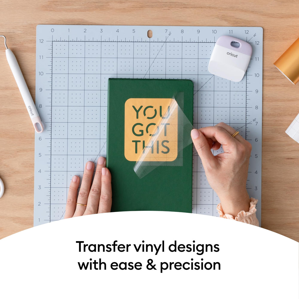 Cricut Value Transfer Tape - 75ft Flat Pack, 12in x 12in Sheets (75-Count)