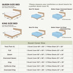 Bedsure White Duvet Cover Queen Size - Soft Double Brushed Bedding Set for Kids & Adults, Zipper Closure, 3 Pieces, Includes 1 Duvet Cover (90"x90") & 2 Pillow Shams, NO Comforter