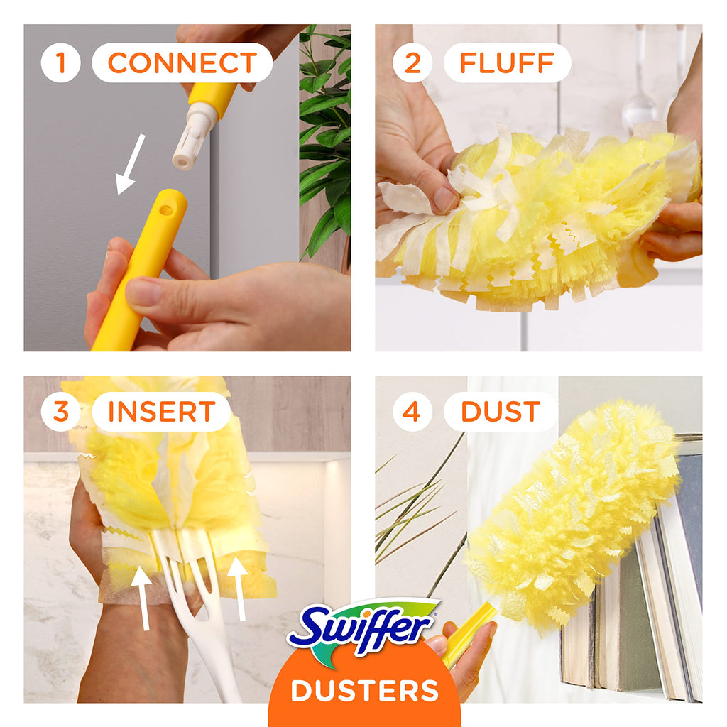 Swiffer Dusters Multi-Surface Heavy Duty Duster Lavender Refills, 11 Count (Pack of 2)