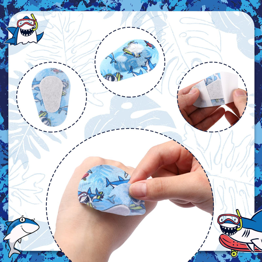 Toulite 90 Pcs Adhesive Eye Patches for Kids Boys Breathable Boy Eye Patch Bulk Cute Adhesive Bandages for Amblyopia Light Blocking Lazy Eyes Toddler Boys Girls, 9 Styles