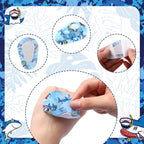 Toulite 90 Pcs Adhesive Eye Patches for Kids Boys Breathable Boy Eye Patch Bulk Cute Adhesive Bandages for Amblyopia Light Blocking Lazy Eyes Toddler Boys Girls, 9 Styles