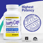 (Pack of 4) - Ivory Caps Skin Whitening Glutathione 240 Pills