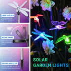 SOLPEX Solar Garden Lights Decor Butterfly Path Lights Outdoor Decorations