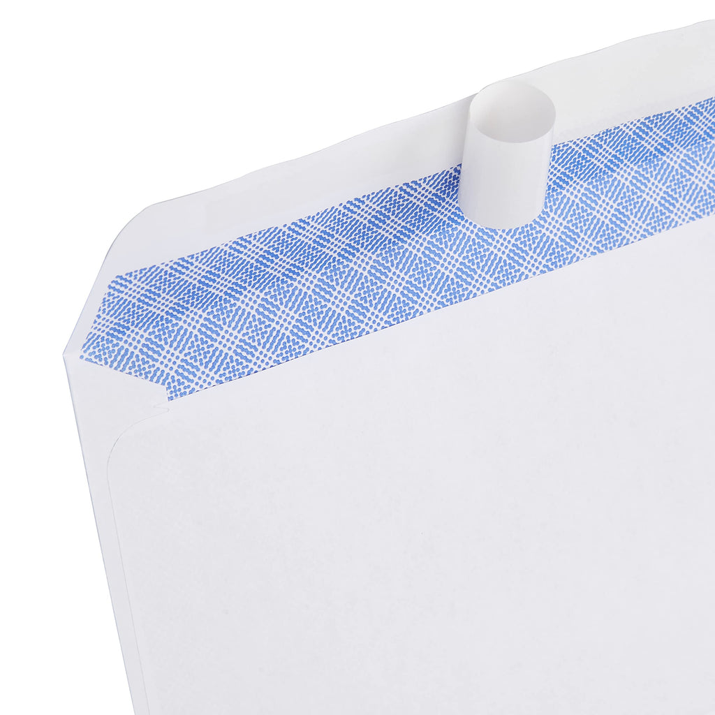 Amazon Basics #10 Security-Tinted Self-Seal Business Envelopes with Left Window for Invoices and Documents, White, 500-Pack