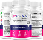 (2 Pack) EZ Prostate Supplement, EZ Prostate Capsules, EZ Prostate Pills, EZ Prostate, EZ Prostate Pills for Men, EZprostate Supplement for Men, EZ Prostate Advanced Formula, 120 Capsules for 2 Months