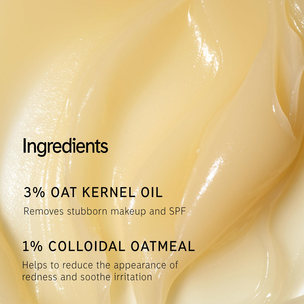 The INKEY List Oat Cleansing Balm Duo, Rich Balm Removes Makeup and Impurities, Reduces Redness, 5.0 fl oz (2 Pack)