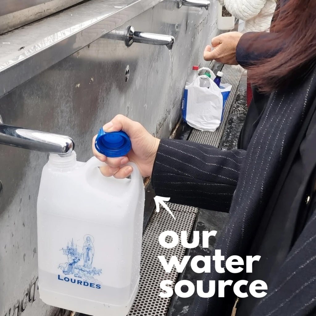 Holy Water Miraculous Mary Medal Porcelain Bracelet for Women in Gold