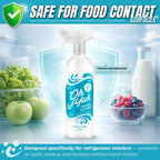 Oh Yuk Fridge Cleaner – Cleans Inside Refrigerator for Spotless, Food-Contact Safe Surfaces | Biodegradable, Vegan, Cruelty-Free | Effortlessly Lifts Sticky Messes & Dried-On Food | Spray Bottle