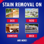 30 SECONDS Outdoor Mold & Mildew Stain Remover Spray | Ready To Use | 32 fl. oz. | 2 Pack