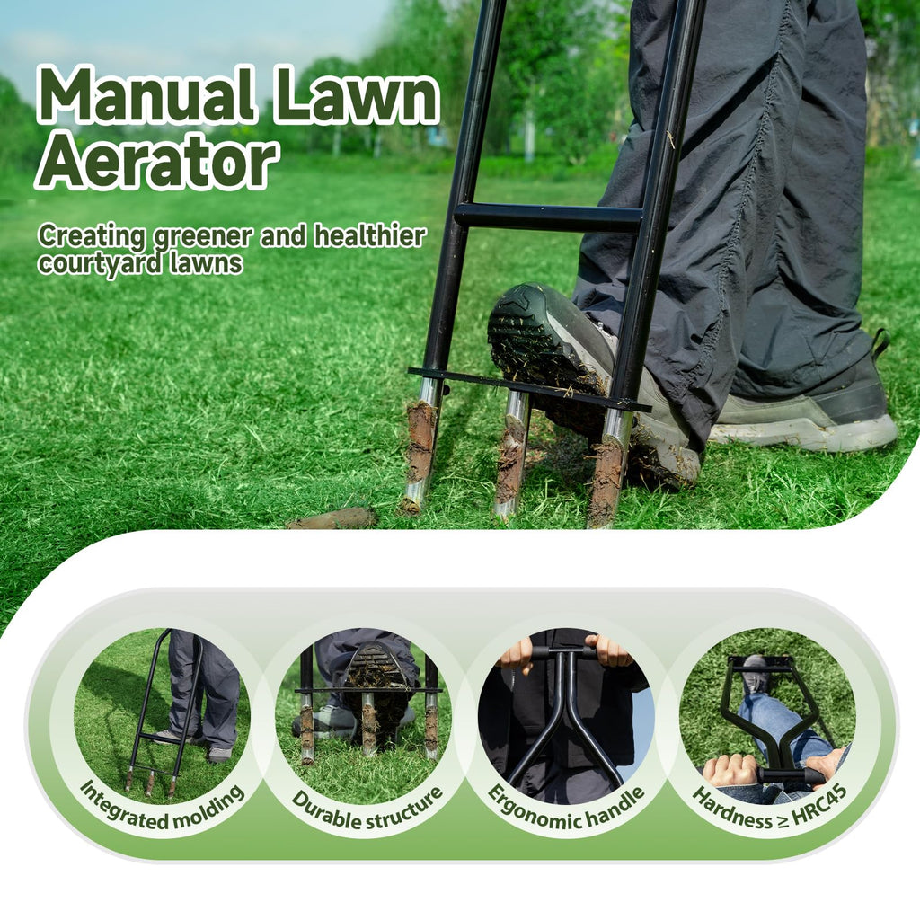 Lawn Aerator Tool, Heavy Duty Core Aerator