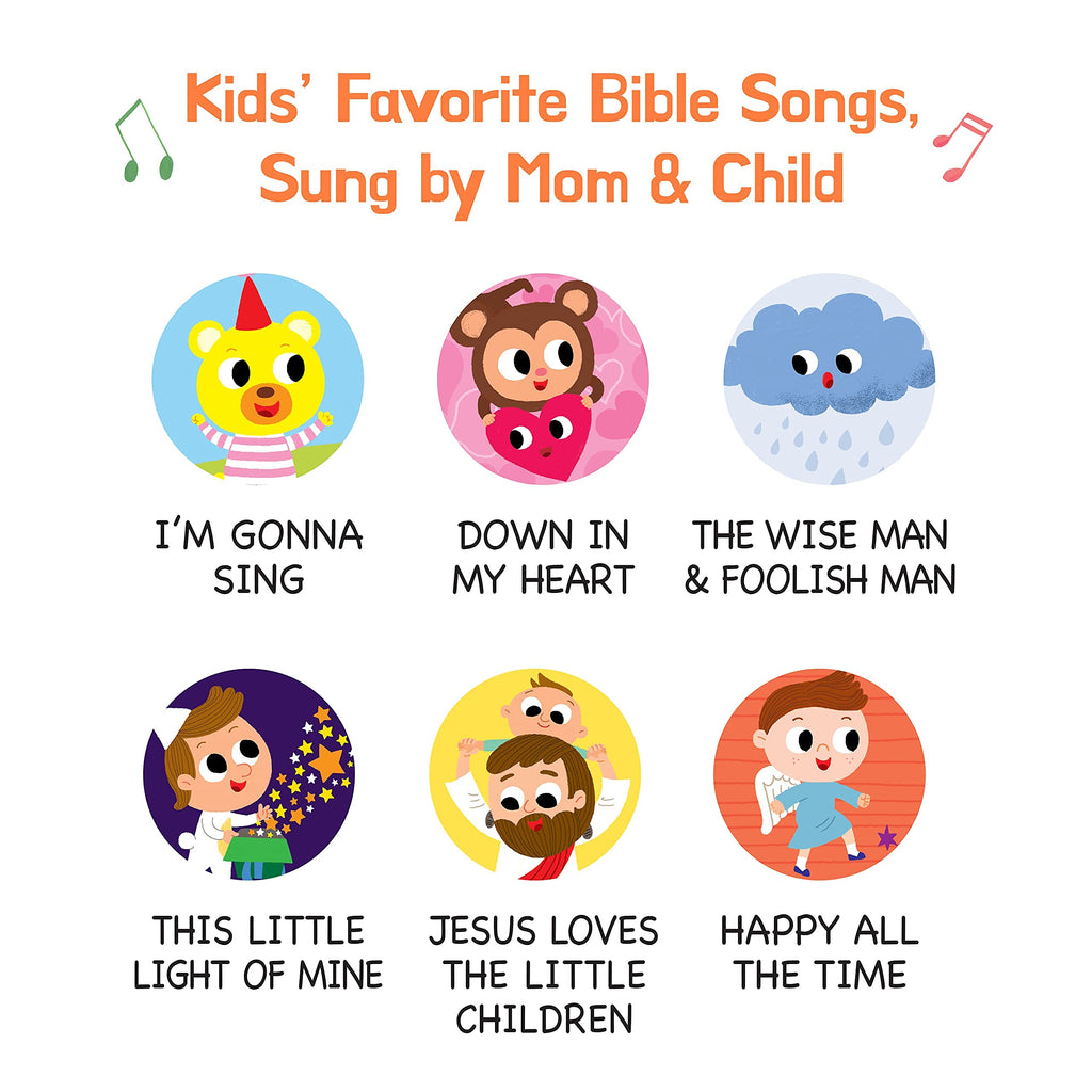 Dance with Jesus Christian Sound Books for Kids - 6 Bible Songs - Christening, Baptism Gifts for Boys and Girls - Religious Toys, Interactive Music Books for Toddlers - Baby Dedication