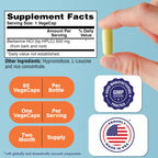 Health Thru Nutrition Berberine HCl 500mg 60 Servings | Clinical Strength Supplement | Certified Vegan | Non-GMO | Soy Free | 3rd Party Tested