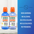 TheraBreath AM + PM Mouthwash Bundle, Morning & Overnight Rinses, 16 fl oz (2-Pack)