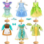 WONDOLL 18 inch Doll Clothes Accessories - 6Pcs Different Fairytale Costume Dress