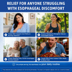 Newpie Esophageal Relief Drops with Slippery Elm Bark, Zinc L-Carnosine, L-Glutamine & Aloe Vera - Stomach Soothing, Supports Throat & Stomach Health - Non-GMO, Dairy-Free, 2 Fl Oz (60ml) 2