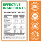 Magnesium Gummies for Kids - Magnesium Glycinate Gummies Supplement with L-Theanine, Vitamin B6, D3 for Adults & Kids, Calm Magnesium for Sleep, Relaxation, Brain, Bones, Sugar Free Orange 60ct