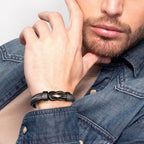 JoycuFF Fathers Day Ideas Gifts for Best Dad Ever from Daughter Knot Bracelet fro Men To My Dad Anniversary Birthday Gift for Father Love you Forever