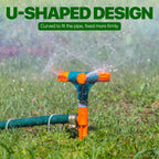 TiTifield 4 Inch U Shape Garden Stakes Irrigation Tubing Stakes 180 Pack