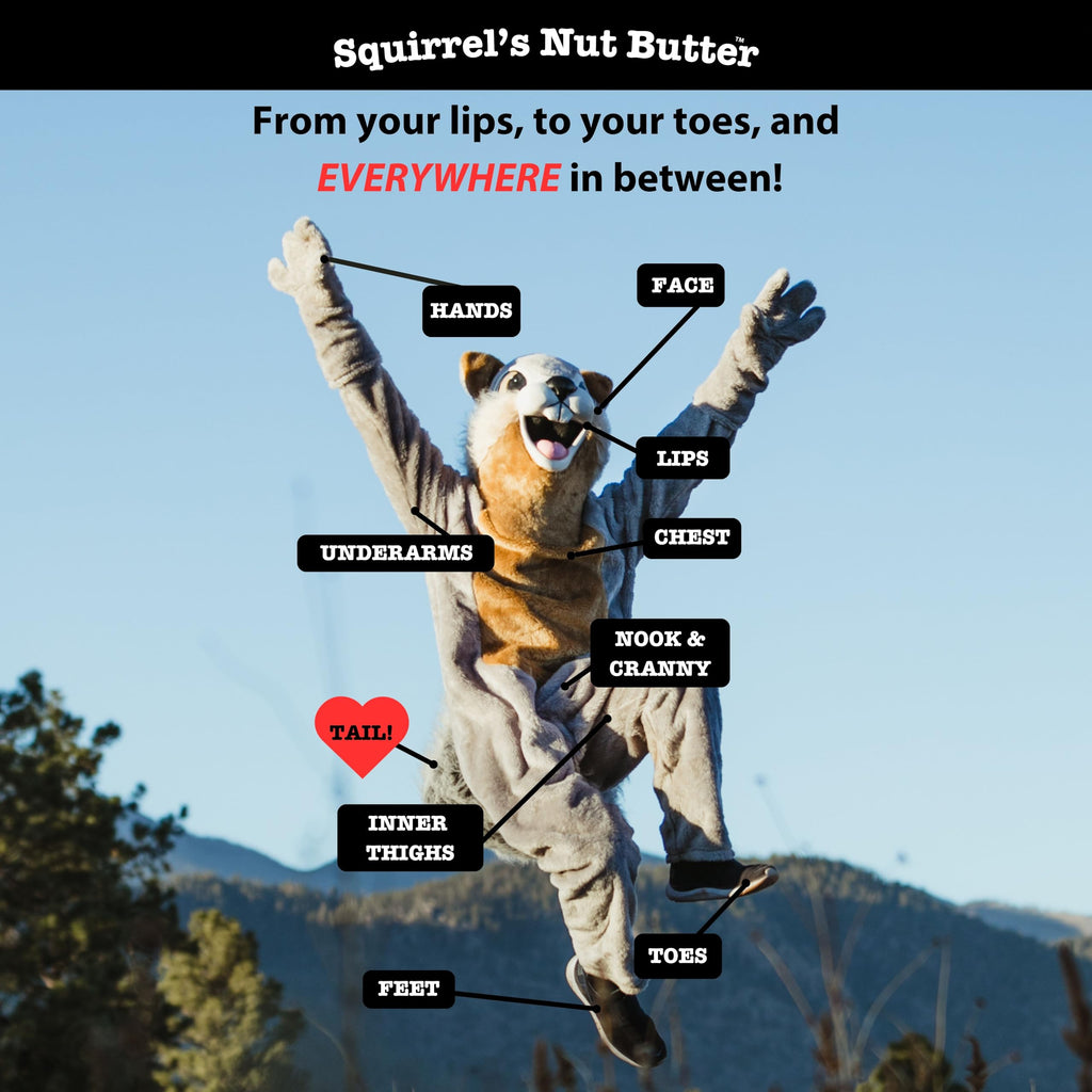 Squirrel's Nut Butter Anti Chafe Stick | All Natural Chafe Prevention & Skin Care for Athletes, Runners & Adventurers | Thighs, Arms, Pack Straps & More | 2.7 oz