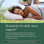 Gaia Herbs Adrenal Health Nightly Restore - Herbal Supplement with Ashwagandha, Magnolia Bark, Cordyceps, Lemon Balm & More* - 60 Vegan Liquid Phyto-Caps (30 Servings)