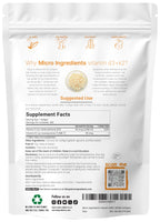 Micro Ingredients Vitamin D3 2,000 IU + K2 MK-7 50 mcg, 300 Softgels | Virgin Coconut Oil | 2-in-1 Support | Easy to Swallow, Non-GMO