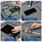 Kaisi Extra Large Soldering Mat, Oversized 932°F Heat Resistant Silicone Solder Mat, Large Repair Workbench Pad for Electronics Phone Watch Laptop Repair, BGA Soldering Iron (Grey,27.6''x15.7'')