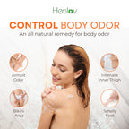 Healov Persimmon Body Wash for Body Odor Control – Purifying Deodorizing Soap for Eliminating Odor – Underarms, Intimate Inner Thigh, Bikini Area, Smelly Feet – Natural Deodorant Soap, Kids Safe