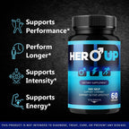 Valdivia (2 Pack) Hero Up Capsules - Official HeroUp Supplement - Energy Support, All Natural Vitamins for Overall Health & Wellness, 120 Capsules for 2 Months
