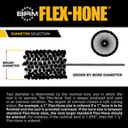 Brush Research BC30024 FLEX-HONE®, 3" (76.2mm) Diameter, 240 Grit, Silicon Carbide, For Mild Steel, Stainless Steel, Cast Iron and Softer Ferrous Materials