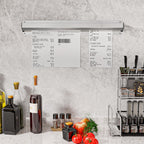 Ticket Holder for Restaurant, 16/18/24/28/30" Ticket Check Rack Restaurant Order Receipt Holder Ticket Rail Display Slide Ticket Rack for Commercial Kitchen Cafes Pubs Bars (18 Inch)