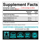 SPARTIS Certified Organic Sea Moss Capsules 2250mg Wildcrafted Irish Sea Moss Burdock Root Bladderwrack Supplement Raw Seamoss Pills & Powder (Pack of 1 at 180-Caps)