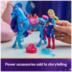 Unicorn Academy, Isabel & River Power of Friendship Set with Translucent Saddle & 2 Power Accessories, Dolls & Unicorn Toys for Girls Ages 4 and up