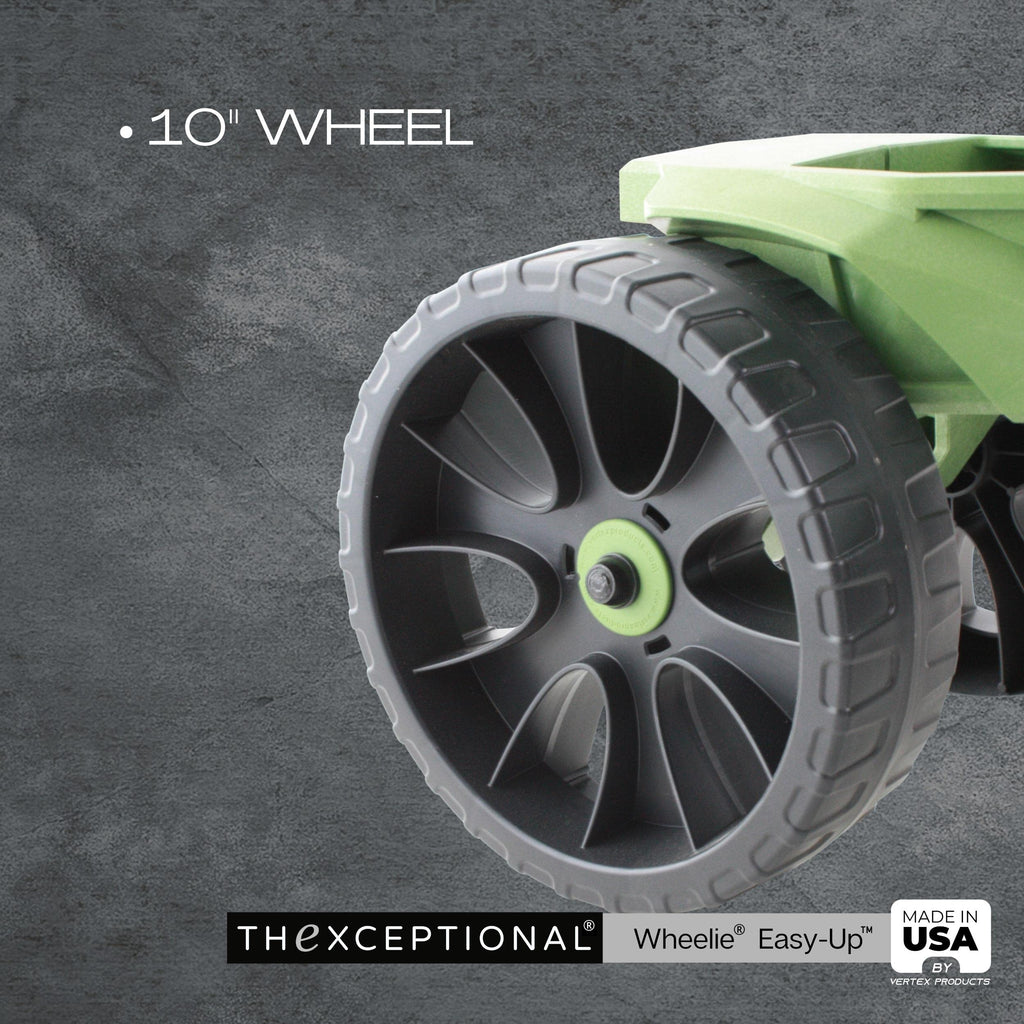 TheXceptional Wheelie Easy-Up EX530 Rolling Garden Stool & Cart with Wheels