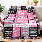 PVDSAVE Sister Birthday Gifts, Best Sister Ever Blanket 50"x60"