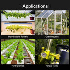 VIVOSUN Hydroponics CO2 Regulator System with Solenoid Valve Flowmeter