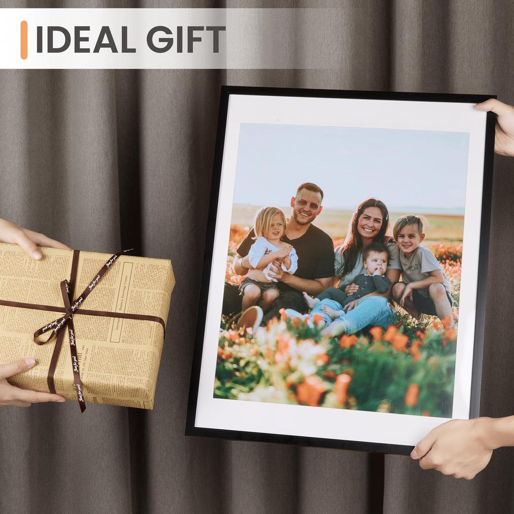 upsimples 18x24 Picture Frame, Wall Decor Poster Frames, Black 1 Pack