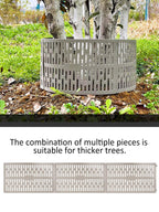 Aulock 10pcs Plastic Tree Trunk Protectors, Easy Flexible Guards