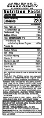Monster Energy Java Monster Mean Bean, Coffee + Energy Drink, 15 Ounce