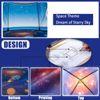 WillingHeart Play Tent for Kids, Rocket Ship Spaceship Space Themed