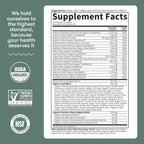 Garden of Life Organics Whole Food Multivitamin for Men 40+ 120 Tablets, Vegan Mens Multi for Health & Well-Being Certified Organic Whole Food Vitamins & Minerals for Men Over 40 Mens Vitamins