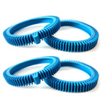 AR-PRO Pool Cleaner Front Tire and Rear Tire Combo Kit, Compatible with Poolvergnuegen Super Hump 896584000-143 and 896584000-082 (2-Pack Front & 2-Pack Rear)