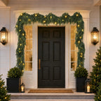 9FT Pre-lit Christmas Garland with Lights Cedar Garland Christmas Decor