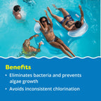 In The Swim 1 Inch Stabilized Chlorine Tablets for Sanitizing Swimming Pools - Fast Dissolving - 90% Available Chlorine - Tri-Chlor - 10 Pounds