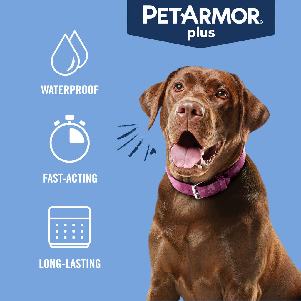 PetArmor Plus Flea & Tick Topical Dogs 45-88 lbs, 3-Month