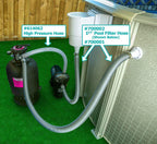 IWIWE 1 1/2 Inch Swimming Pool Replacement Hose Pool Filter Pump Connection PVC Hose For Above Ground Pools 1.5" x 3FT（Includes 2 Hose Clamps）